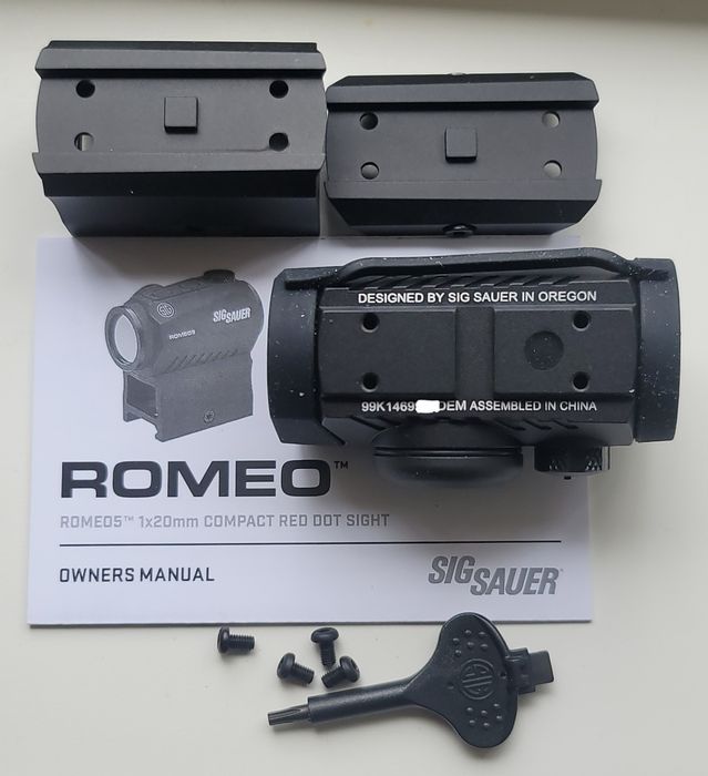 Коллиматорный прицел оригинал Sig Sauer Optics Romeo 5 (SOR52001)
