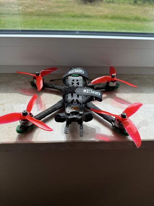 Dron fpv Geprc Mark5 DC 6s dji O4 air unit Pro crossfire