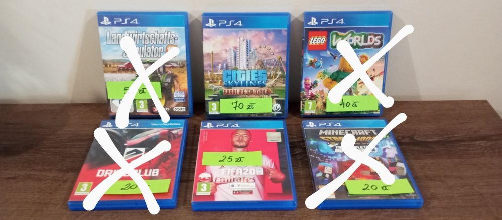 Sprzedam gry na konsolę PS4