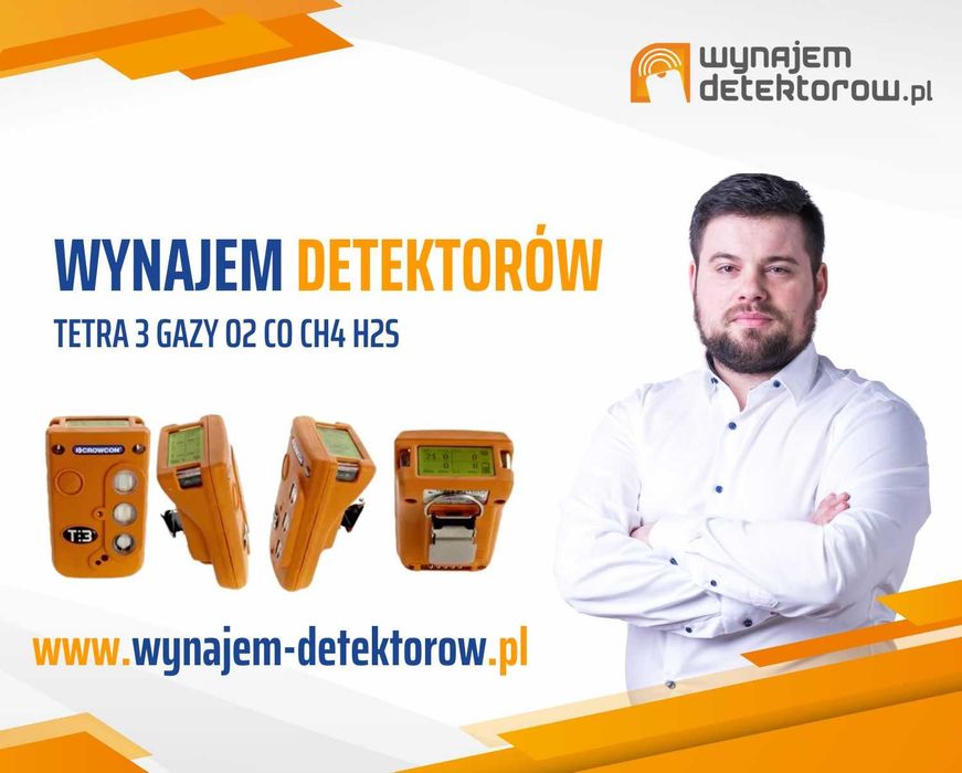 Wynajem detektorów Huta Katowice MGT O2, CO