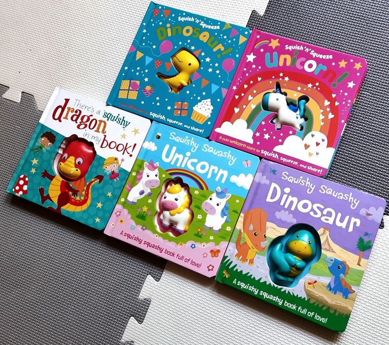 Squishy dragon in my book! książeczka sensoryczna po angielsku