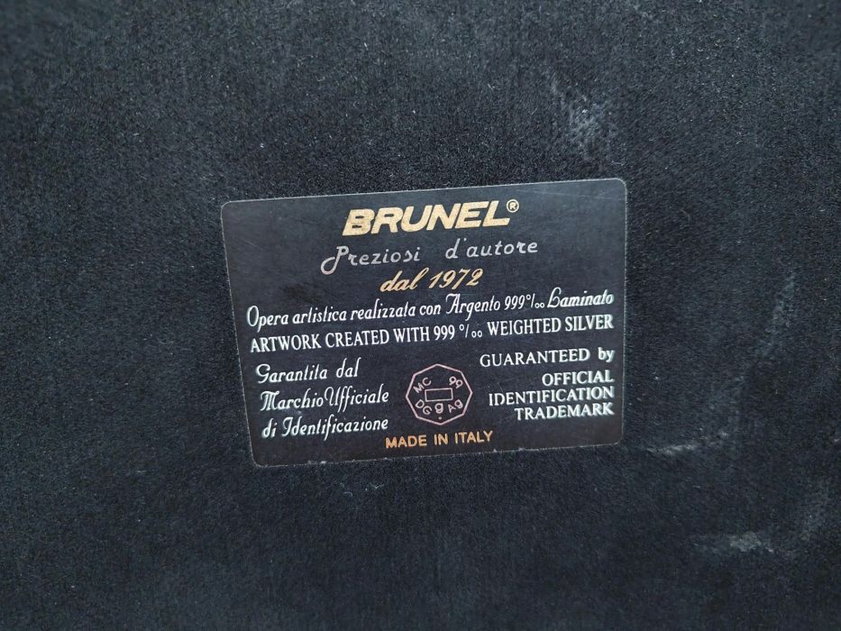Срібна статуетка Слон "Brunel" (Італія), посріблення, оригінал