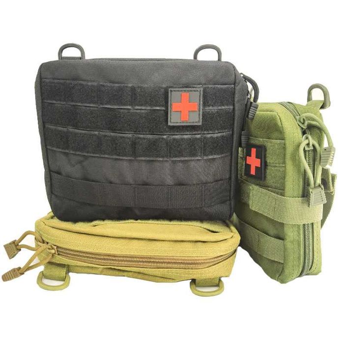 Тактичний медичний підсумок-аптечка MOLLE швидкознімний (3 кольори)