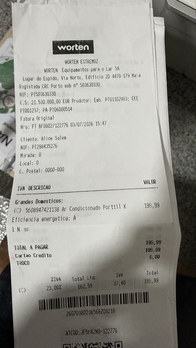 Ar condicionado portatil kunft novo