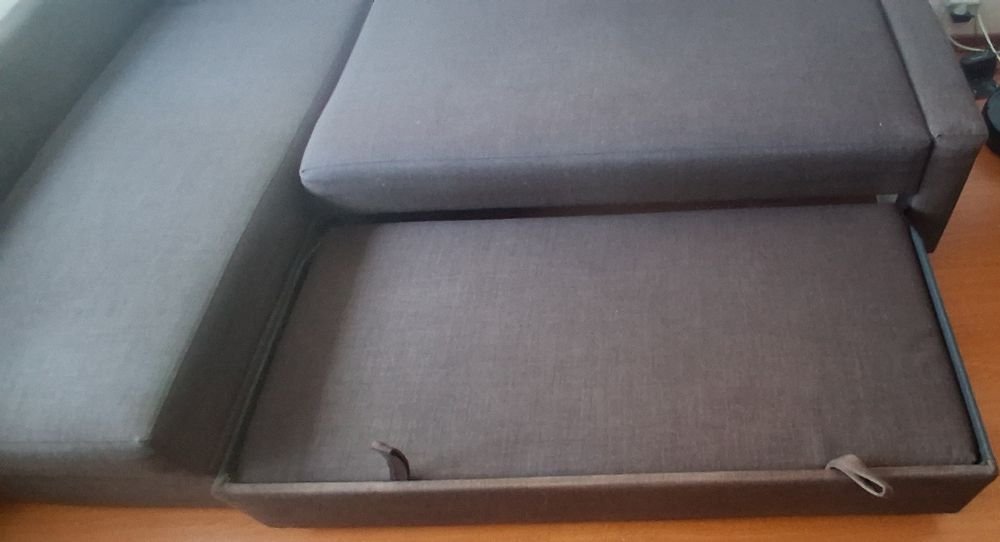 Sofá-cama com chaise longue direita | 3 lugares | 2,20 m