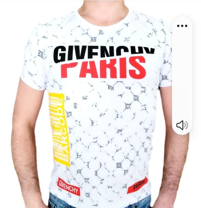 Koszulka T-Shirt  męski Givenchy Paris