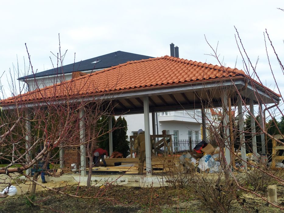 Кровельные работы Монтаж Черепицы Реконструкция Ремонт Утепление Крыши