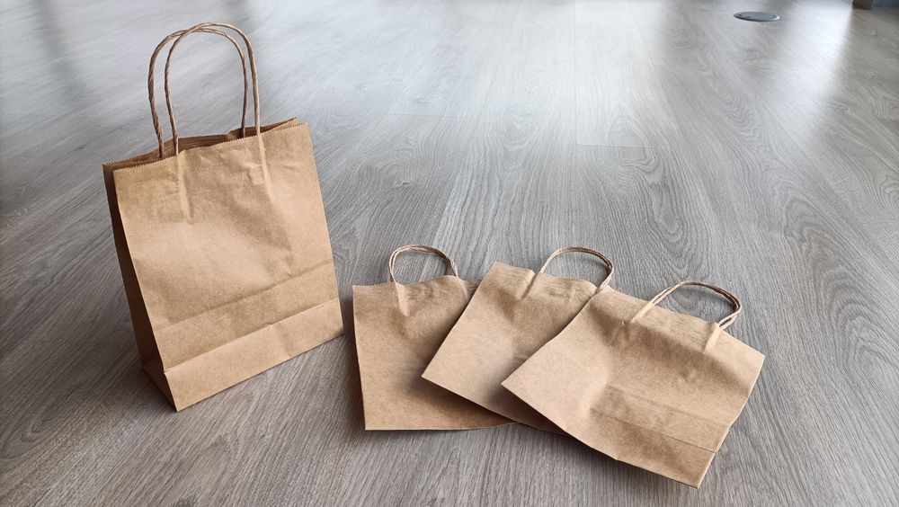 Sacos de papel Kraft
