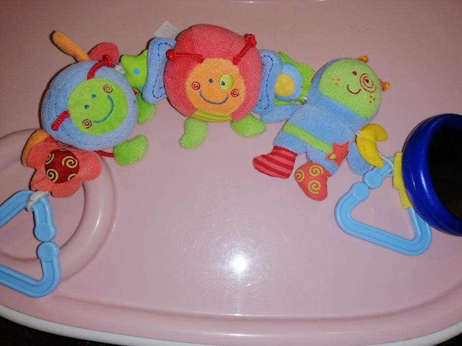 Яркая красивая подвеска пiдвiска погремушка игрушка на коляску кроватк