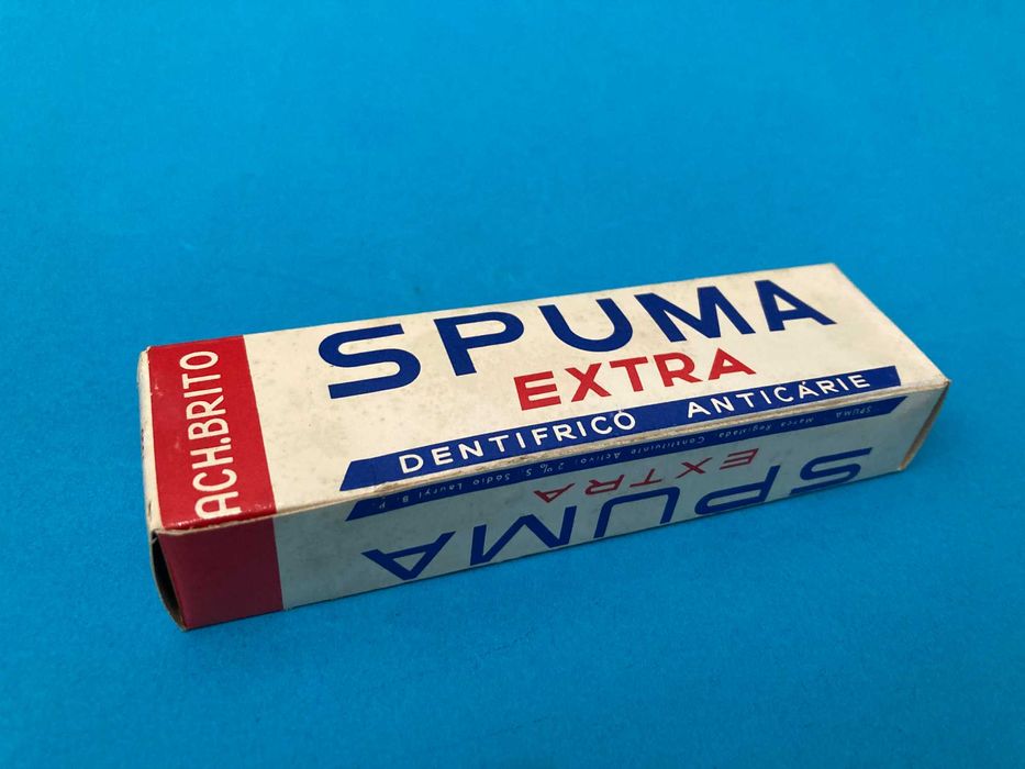 Rara Pasta de Dentes Spuma Extra da Ach Brito Anos 60 Nova