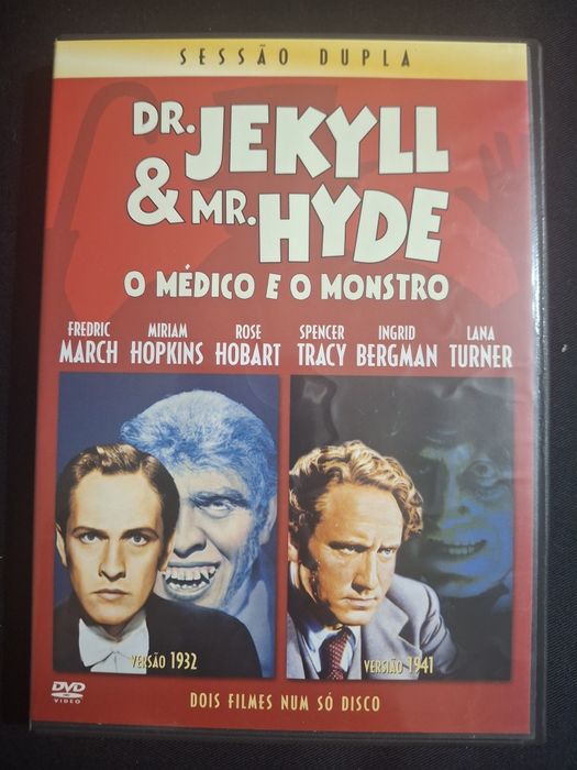 DVD Dr. Jekyll & Mr. Hyde  e O Médico e o Monstro.