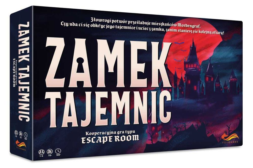 ZAMEK TAJEMNIC - elementy gry; NIE kompletna gra
