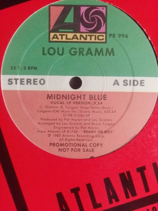 Vinil Maxis - Lou Gramm - Midnight Blue