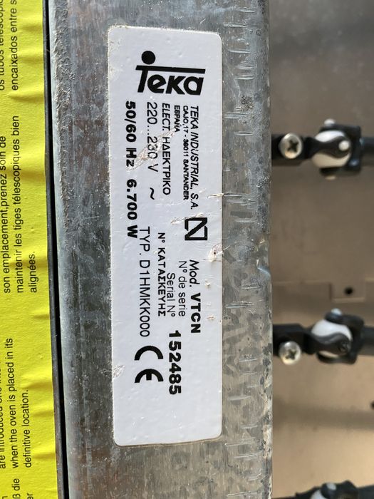 Placa vitroceramica Teka