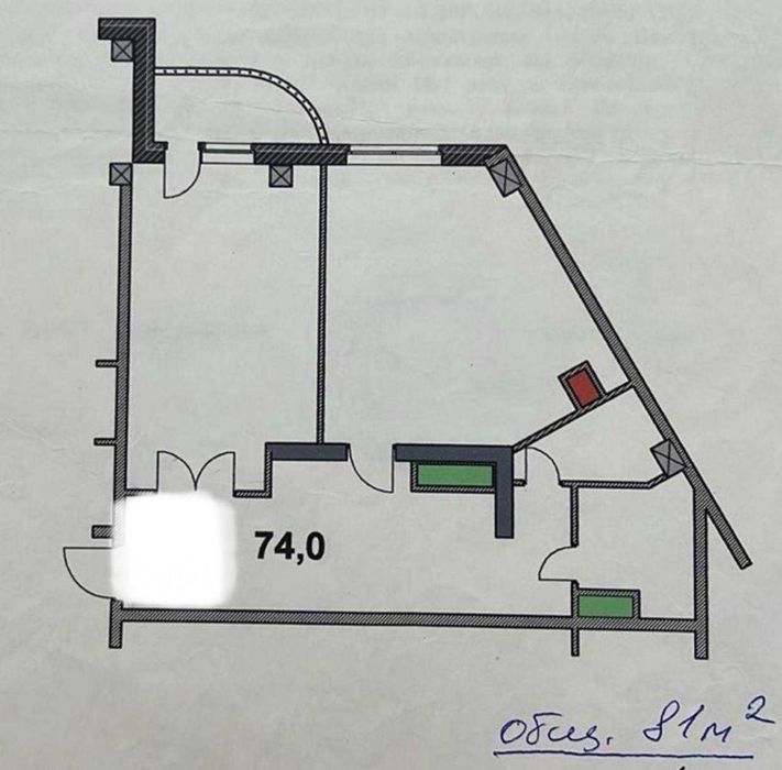 2-комнатная квартира по адресу Байдукова пер. (площадь 81 м²) - Atlanta.ua - фото 9