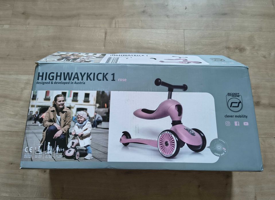 SCOOT & RIDE Highwaykick 1 2w1 Rose