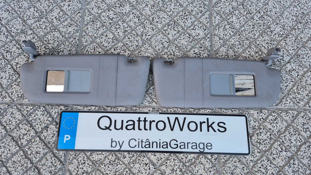 AUDI A4 B5(8D) - A3 8L etc- Palas Sol CINZA IMPECÁVEIS - 1995 até 2002