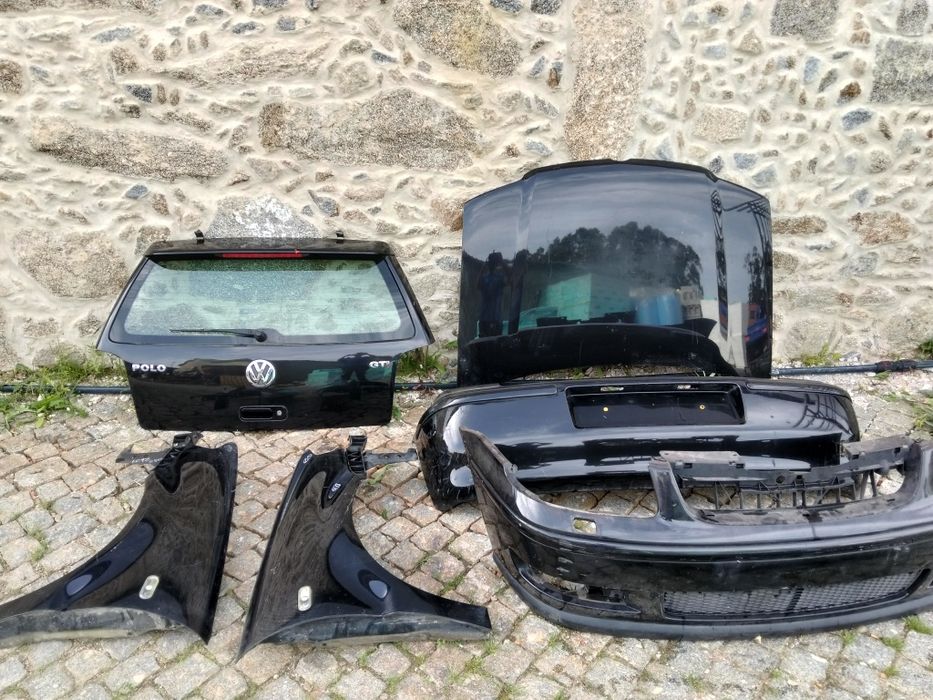 VW polo 6N2 parachoques capo mala guarda lamas farois reforço 2001
