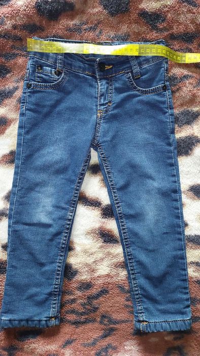 Джинсы на флисе 98