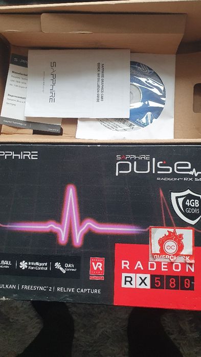 видеокарта sapphire rx 580 puls 4 gb