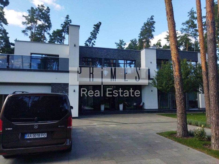 ПРОДАЖ будинок 870 м2 з басейном! Прямий вихід до води! Перша лінія! Сосни, ліс. Стоянка. Буча