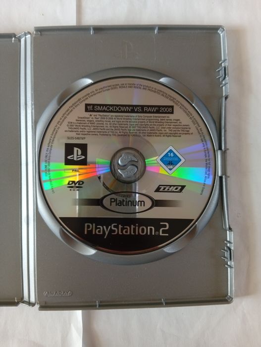 WWE SmackDown vs Raw 2008 (PS2) – Platinum