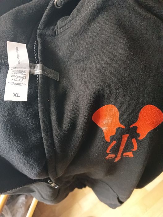 -50% Unikat Nowa Bluza z kapturem dresówka Joe Satriani XL katana bawe