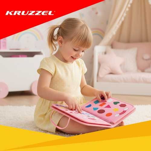 Książeczka Sensoryczna manipulacyjna Edukacyjna Tablica Montessori