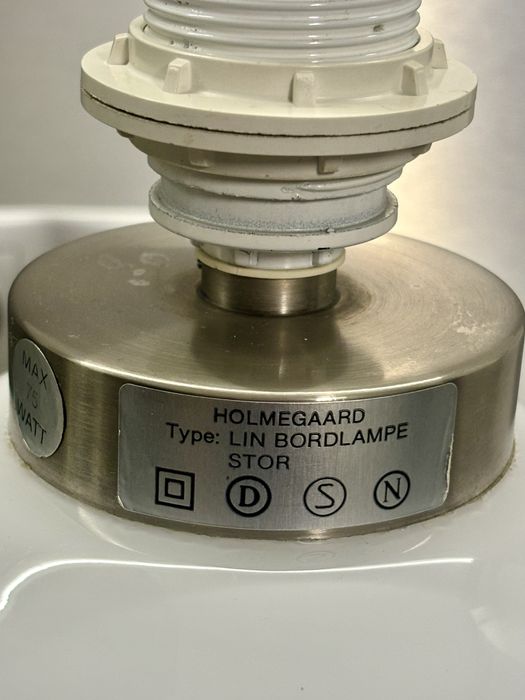 Szklana Vintage Lampa Royale Holmegaard Oriental Duński Mega Design