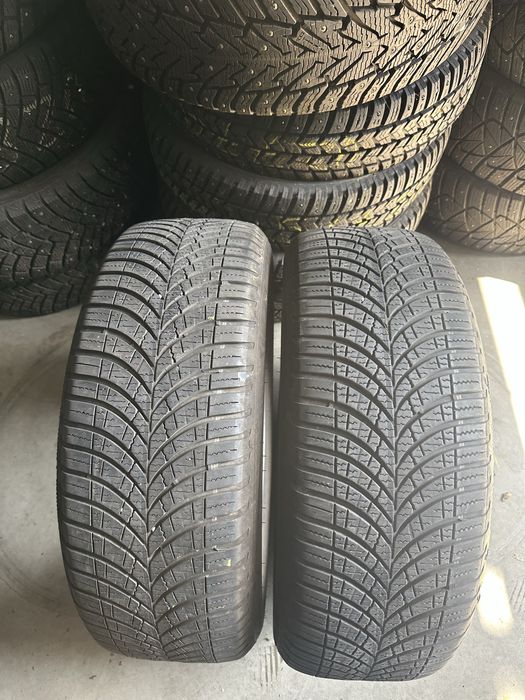 2x całoroczne 205/55R17 Goodyear Vector 4seasons cena za parę 6mm 2022