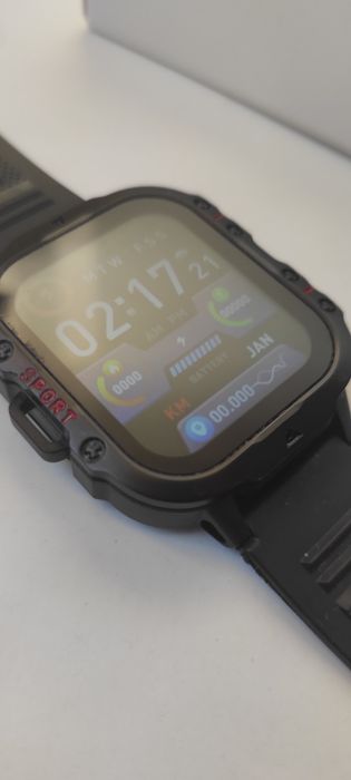 Смарт-годинник SmartWatch Tactical Black