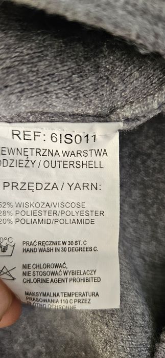 Szary sweter Quiosque r L
