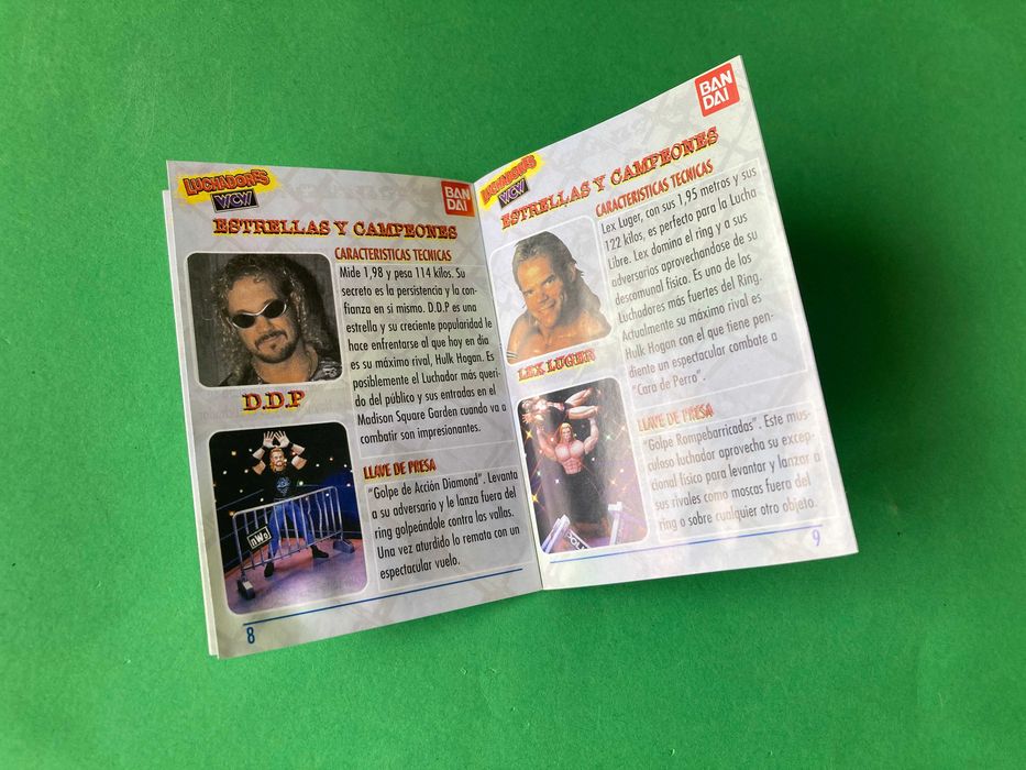 Mini Catálogo Wrestling WCW Bandai 1999