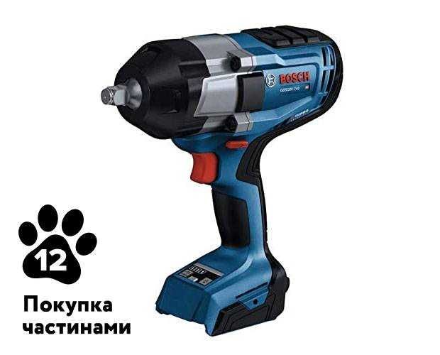 Бесщеточный гайковерт 3-х ск 1000/1600 нм 1/2" 18В Li Bosch GDS18V-740
