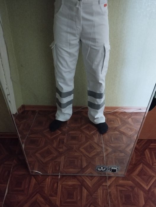 Штани робочі білі