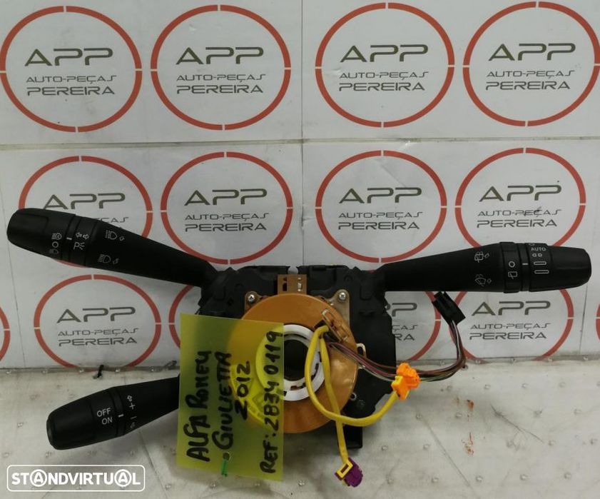 Comutador de luzes, piscas Alfa Romeo Giulietta de 2012, ref 28340119.