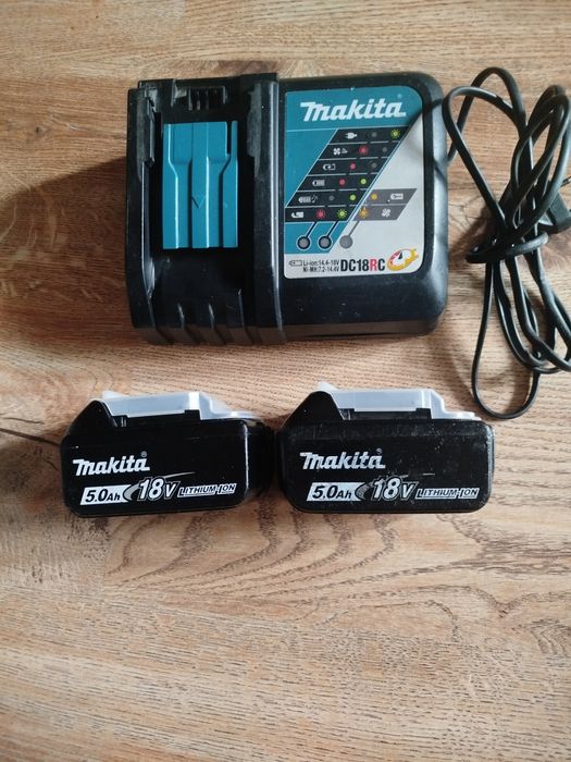 Szybka ładowarka Makita DC18RC 2 z akumulator 5Ah LXT 18V zestaw