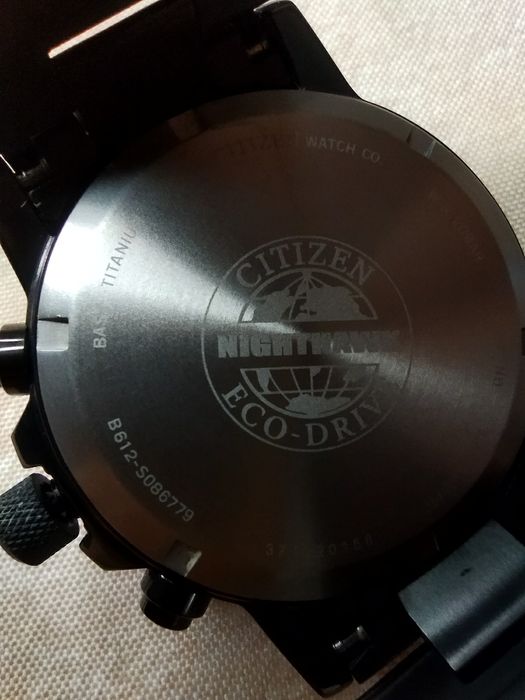 Мужские наручные часы Citizen Eco-Drive Titanium Nighthawk