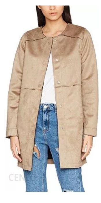 Płaszczyk New Look zamszowy trencz M 38 nowy jesień camel vintage