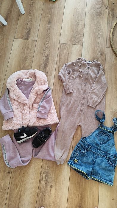 Paka zestaw ubrań dla dziewczynki rozmiar 98 2-3 lata buty Nike