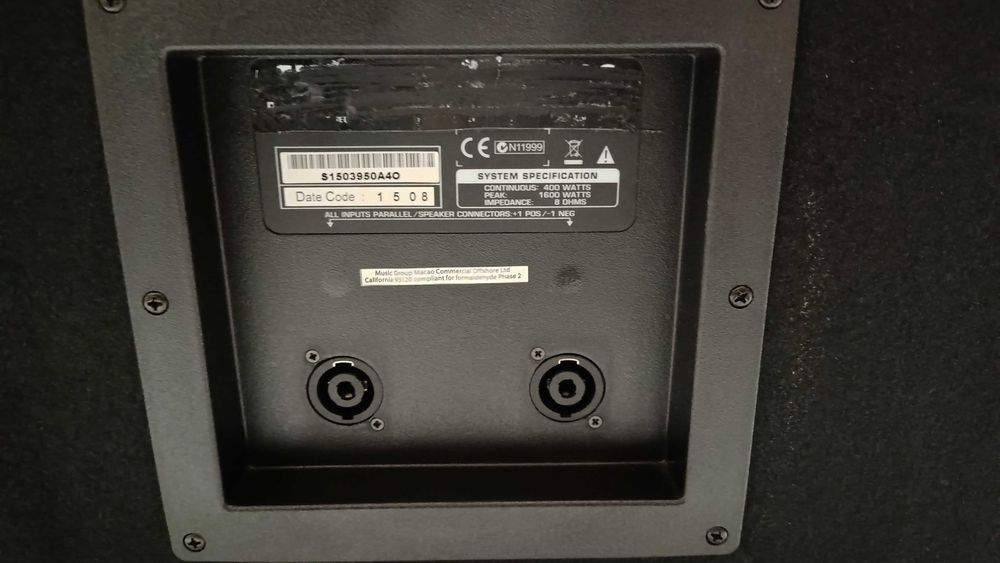 Kolumna Basowa 18" Behringer 18SW1600D8 – 1600W Peak / 8 Ohm