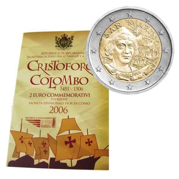 Moedas 2€ comemorativas San marino