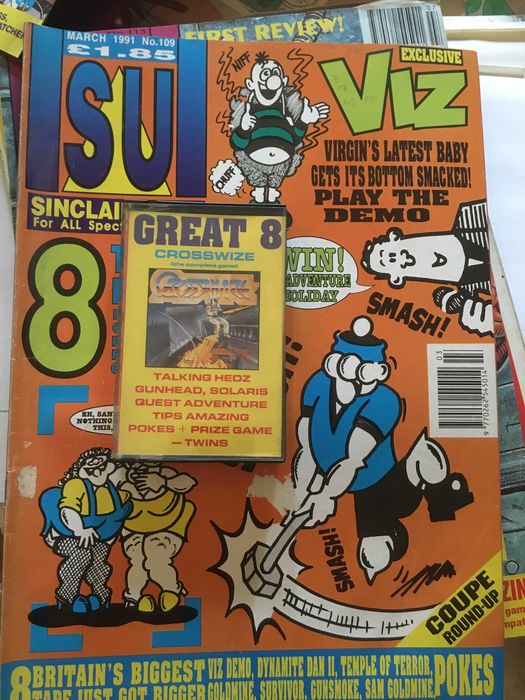 Revistas de jogos spectrum com cassetes