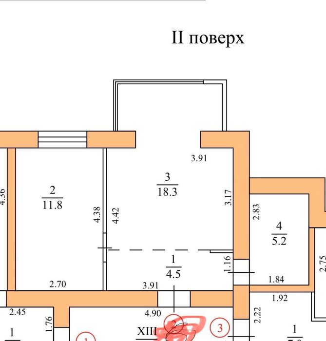 Продаж 1 кімнатної квартири на вулиці Галицькій біля центру на 2 поверсі