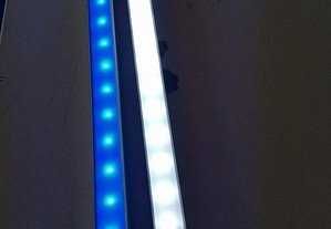 Calhas de leds p/ aquarios 1 metro ou por medida