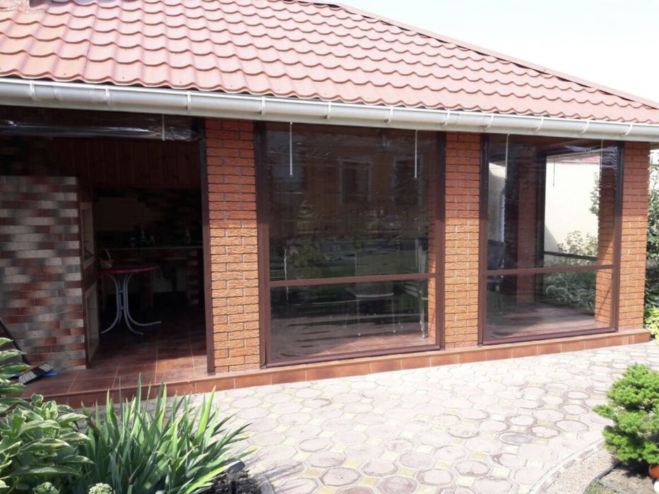 М’які вікна Чернігів. Прозорі штори з ПВХ для терас і альтанок Чернігі