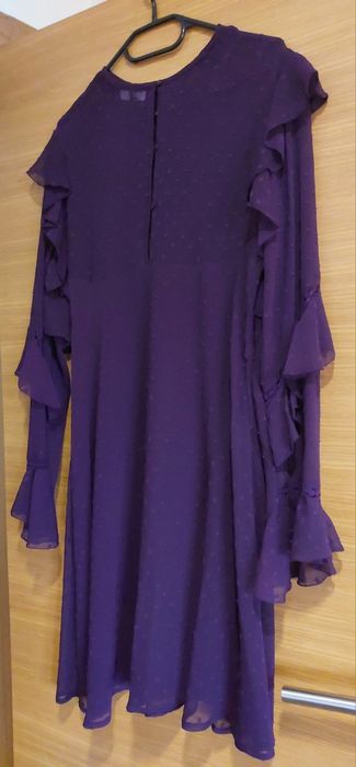 Vestido Festa Roxo NOVO, M-L