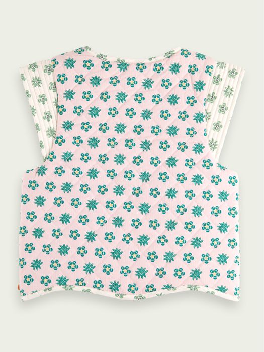 двохсторонній жилет печворк стьобаний SCOTCH & SODA