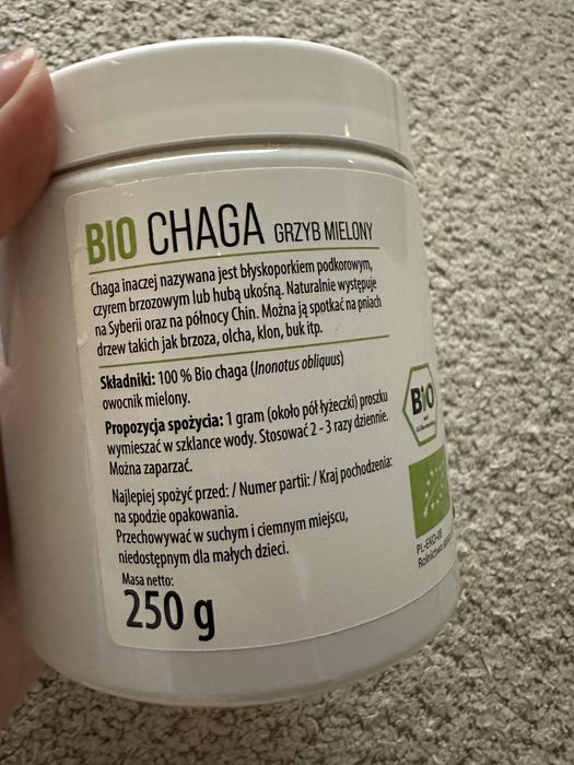 Bio Chaga do kawy owocnik mielony 250g