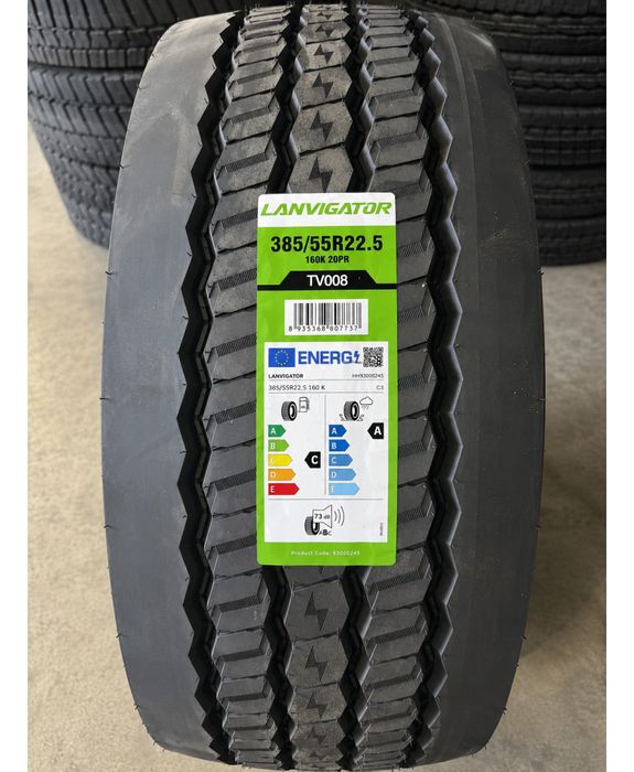 385/55R22.5 Opona cięzarowa Lanvigator TV008 160K Naczepowa